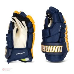 Warrior Alpha FR Pro Junior Hockey Gloves 40 Warrior Alpha FR Pro Junior Hockey Gloves -Warrior warrior gloves warrior alpha fr pro junior hockey gloves navy gold 10 28743818543170