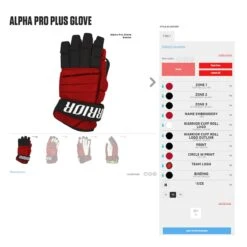 Warrior Alpha Pro Plus Custom Hockey Gloves -Warrior warrior gloves warrior alpha pro plus custom hockey gloves 11782963331138