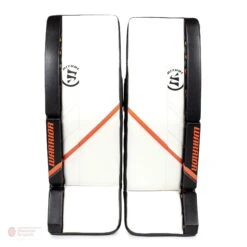 Warrior Ritual G5 Junior Goalie Leg Pads - Source Exclusive -Warrior warrior leg pads warrior ritual g5 junior goalie leg pads source exclusive white black orange 24 1 28744343879746